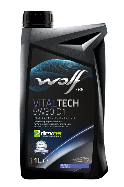 Моторное масло Wolf VitalTech 5W-30 D1, 1л 